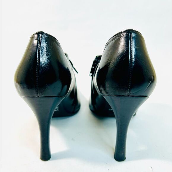 Franco Sarto Black Vegan Leather Booties size 6 - Picture 3 of 10